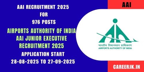 Airports Authority Of India AAI Junior Executive Recruitment