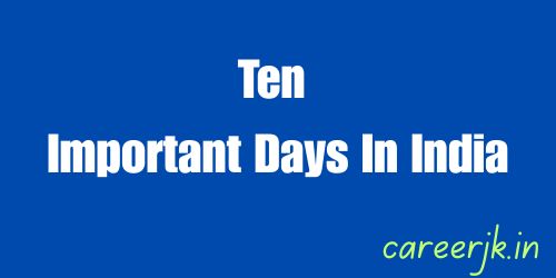 Important Days In India