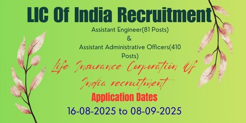 Life Insurance Corporation Of India recruitment